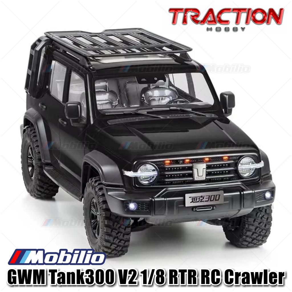 Traction Hobby TANK 300 V2 Skala 1/8 4WD TANK300 V2 Mobil RC Petualangan Crawler RTR Kendali Jarak Jauh