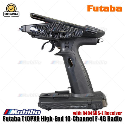 Futaba T10PXR High-End 10-Channel F-4G Radio Transmitter with R404SBS-E Receiver