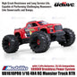 UDIR/C UD1610PRO 1/16 4X4 RC Monster Truck 2S/3S Compatible 3800KV Brushless Power System RTR