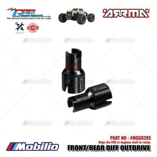 GPM Part #MGG039S Medium Carbon Steel Front / Rear Differential Outdrive RC Arrma Granite Typhon Grom Mega