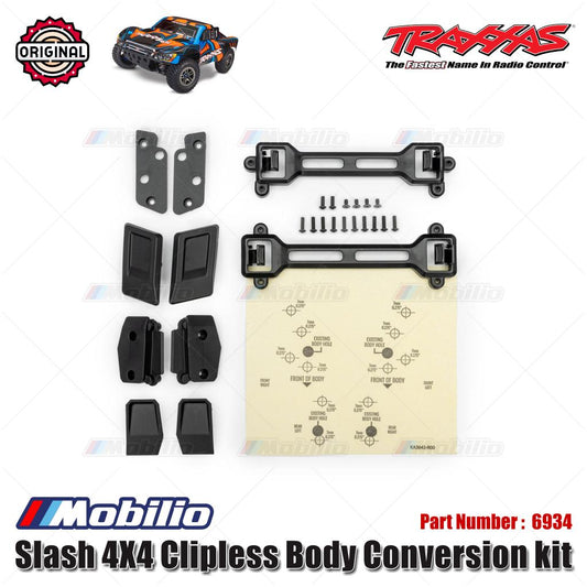 Traxxas Part #6934 Slash 4X4 Clipless Body Conversion kit