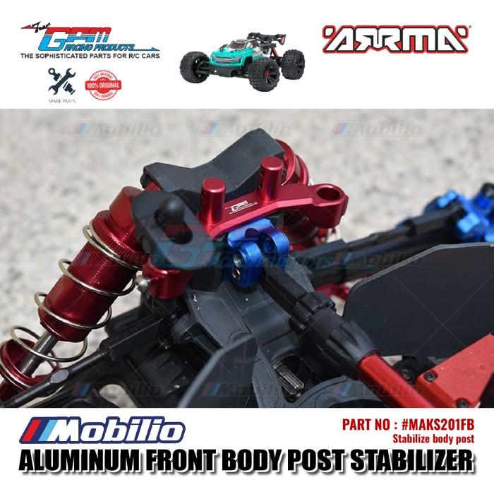 GPM Part #MAKS201FB Aluminum Front Body Post Stabilizer Arrma Kraton 4X4 4S BLX RC Monster Truck  Remote Control
