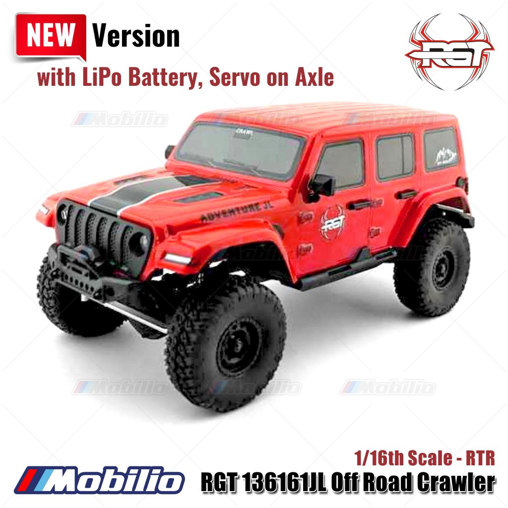 RC RGT 136161 JL RTR Offroad Rock Crawler Skala 1/16 2.4 GHz 4WD Versi Baru