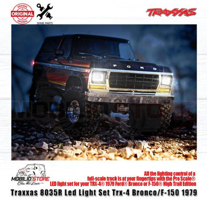 Traxxas Part #8035R TRX-4 1979 Ford Bronco & F-150 Pro Scale LED Light Set