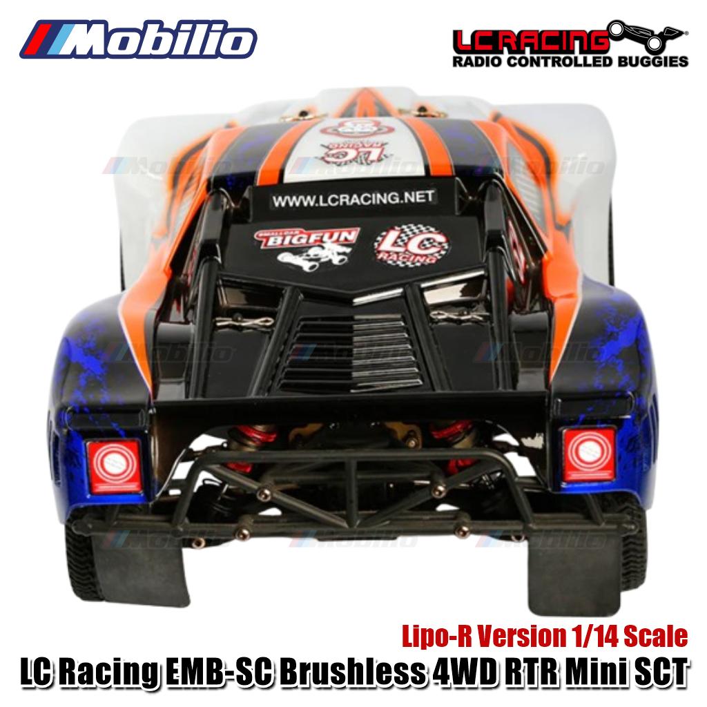 LC Racing EMB-SC Brushless 4WD Mini Short Course Truck Lipo-R Version 1/14 Scale RTR