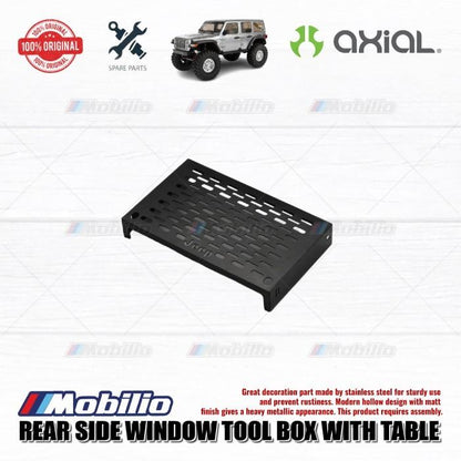 GPM Part #SCX3ZSP1 Rear Side Window Tool Box W. Table for Axial SCX10 III Jeep Wrangler
