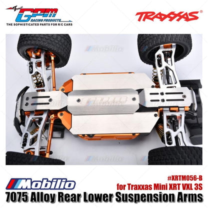 GPM Part #XRTM056-B 7075 Alloy Rear Lower Suspension Arms for Traxxas Mini XRT VXL 3S Upgrade