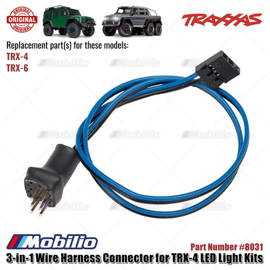 Traxxas Part #8031 3-In-1 LED Light Harness for RC TRX-4 TRX-6