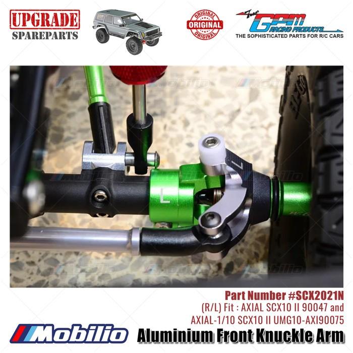 GPM Part #SCX2021N Aluminium Front Knuckle Arm RC Upgrade Axial SCX10 II Crawler Adventure  Remote Control