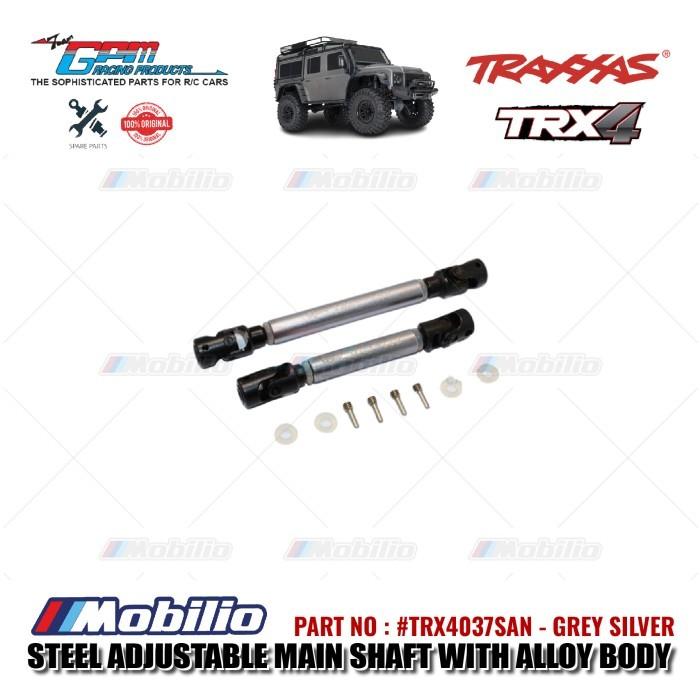 GPM Part #TRX4037SAN Steel Adjustable Main Shaft With Alloy Body Traxxas TRX-4 Trail Crawler