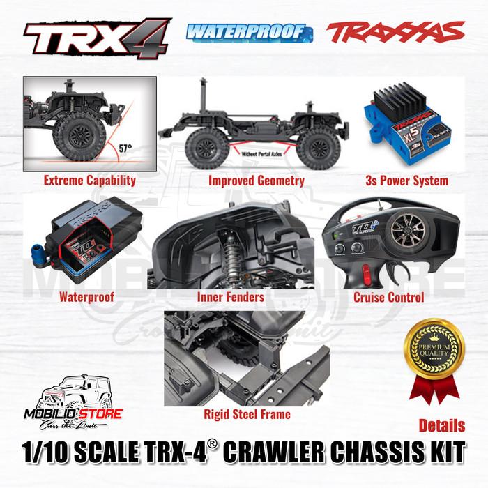 Traxxas 82016 TRX4 TRX-4 Crawler Chassis Kit + Electronic 1/10 Scale Truck