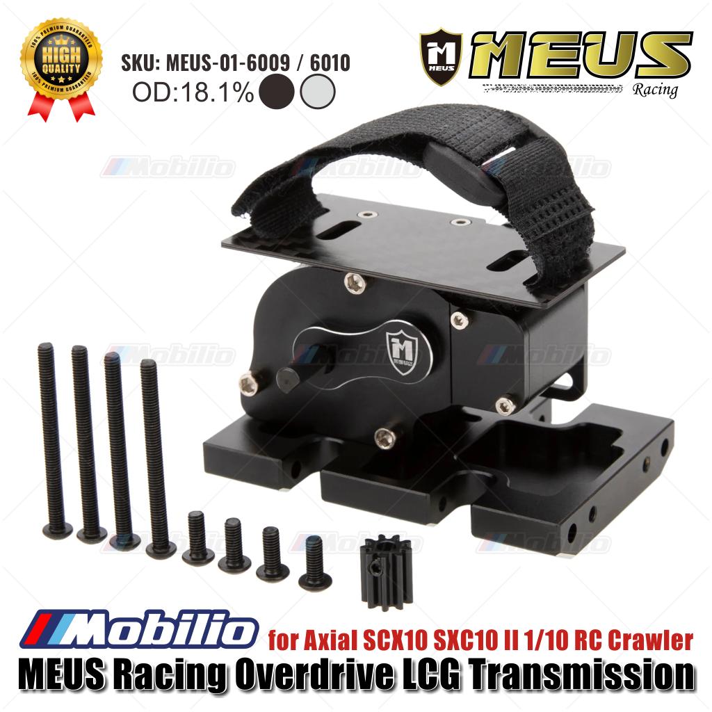 MEUS Racing Overdrive LCG Transmission MEUS-01-6009 / 10 untuk Axial SCX10 SXC10 II 1/10 RC Crawler
