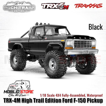 Traxxas 97044-1 TRX-4M High Trail Edition Ford F-150 Pickup 1/18 Scale 4X4 RTR Clipless