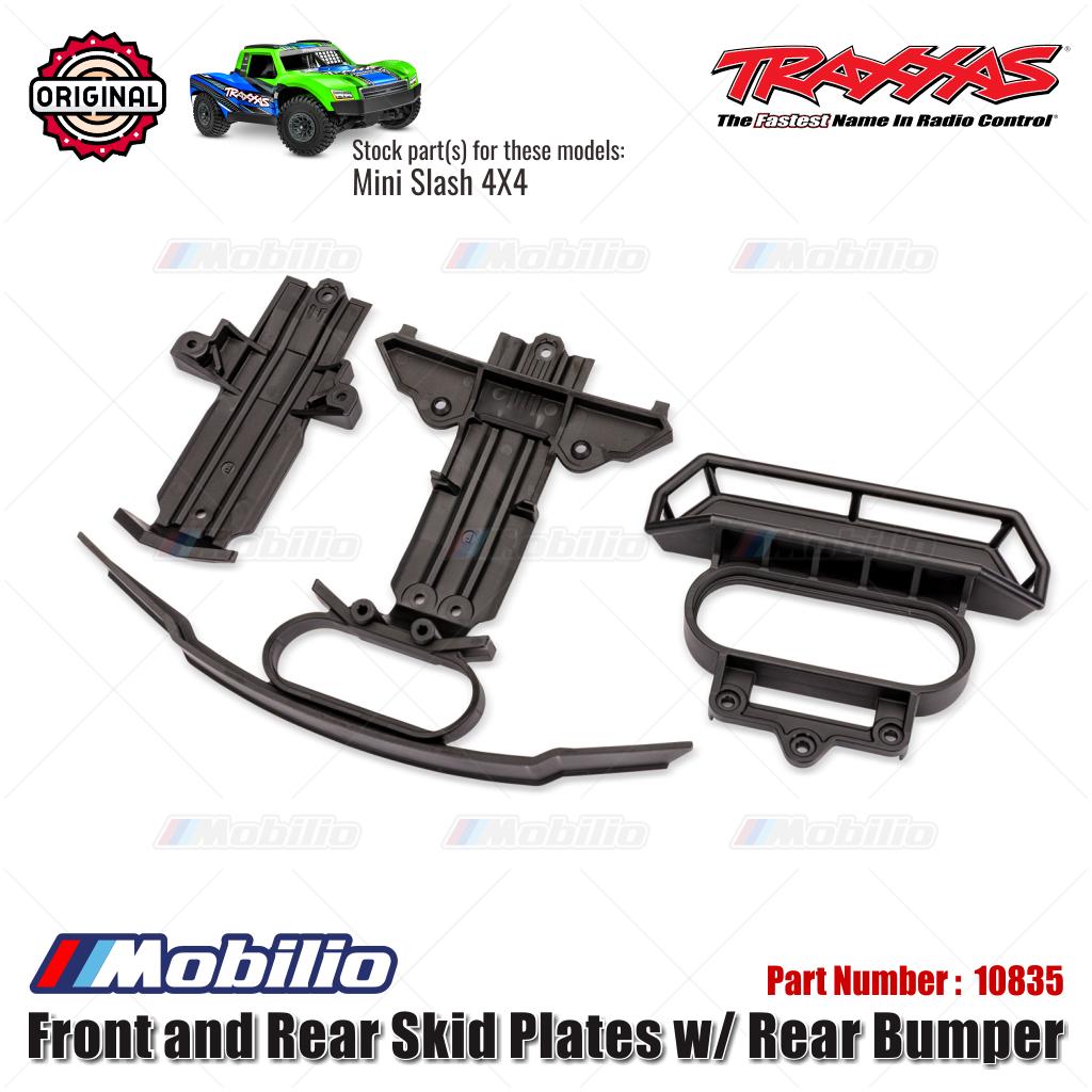 Traxxas Part #10835 Front and Rear Skid Plates with Rear Bumper