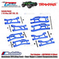 GPM Part #XRTM4567 Aluminum 7075 Alloy Front & Rear (Upper & Lower) Suspension Arms for Traxxas 1/16 Mini XRT VXL-3S 108076-1 Monster Truck Upgrade Parts
