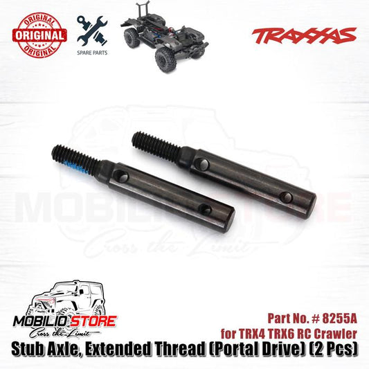 Traxxas Part #8255A As Roda Portal Drive Ulir Panjang untuk TRX4 RC