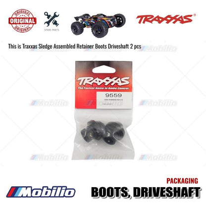 Traxxas Part #9559 Pair Of Center Driveshaft Boots for RC Sledge