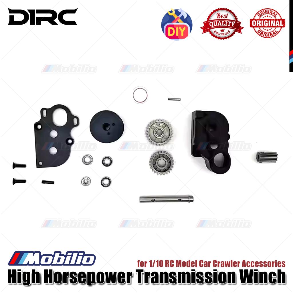 Winch Transmisi Tenaga Kuda Tinggi Gearbox D1RC untuk Aksesori Crawler Mobil Model RC 1/10