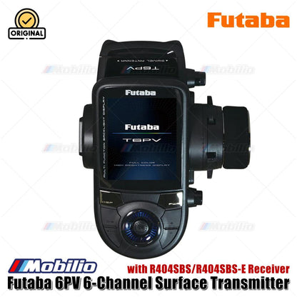 Futaba 6PV 6-Channel Surface Transmitter with R404SBS / R404SBS-E Receiver