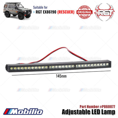 RGT Part #P860077 Adjustable LED Lamp Upgrade RC EX86190 Rescuer Crawler Adventure