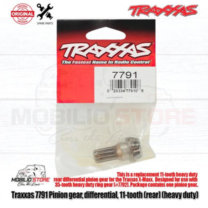 Traxxas Part #7791 Pinion Gear Differential 11T Rear Heavy Duty X-Maxx, XRT