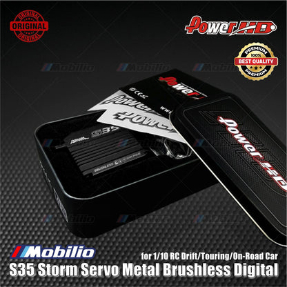 Power HD S35 Storm Servo Metal Brushless Digital for 1/10 RC Drift Touring On-Road Car