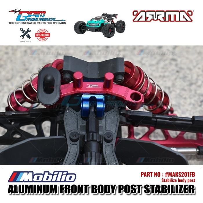 GPM Part #MAKS201FB Aluminum Front Body Post Stabilizer Arrma Kraton 4X4 4S BLX RC Monster Truck  Remote Control