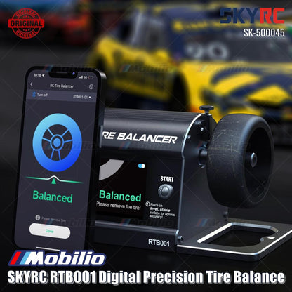 SKYRC #SK-500045 RTB001 Penyeimbang Ban Presisi Digital Penyeimbang Ban RC