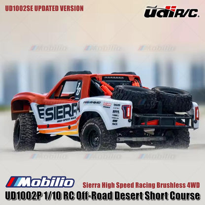 UDIR/C UD1002P Sierra High Speed Racing Brushless 4WD 1/10 RC Off-Road Desert Short Course RTR