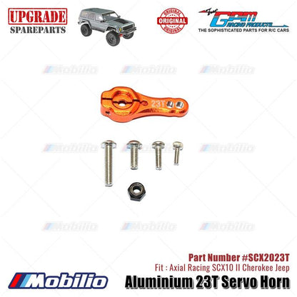 GPM Part #SCX2023T Aluminium 23T Servo Horn RC Upgrade Axial SCX10 II Crawler Adventure