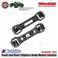 Traxxas Part #10721 Front and Rear Clipless Body Mount Latches