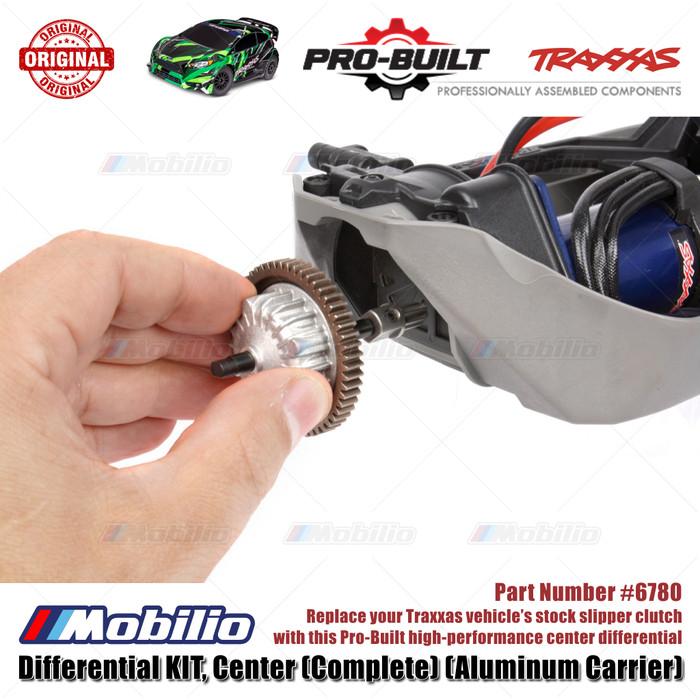 Traxxas Part #6780 Pro-Built High-Performance Center Differential with 54-tooth 32-pitch Steel Spur Gear for Ford Raptor Slash Hoss Rustler Stampede