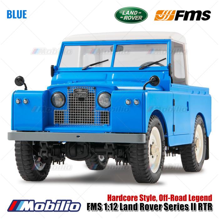 FMS Land Rover Series II RTR Performa Off-Road Unggul RC Skala 1/12 Crawler Petualangan