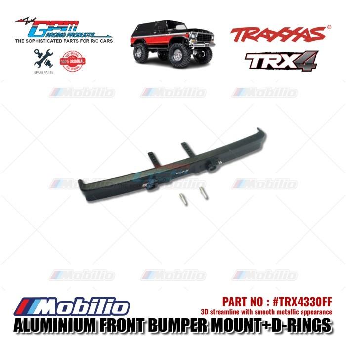 GPM Part #TRX4330FF Aluminium Front Bumper Mount D-rings Traxxas TRX-4 Ford Bronco