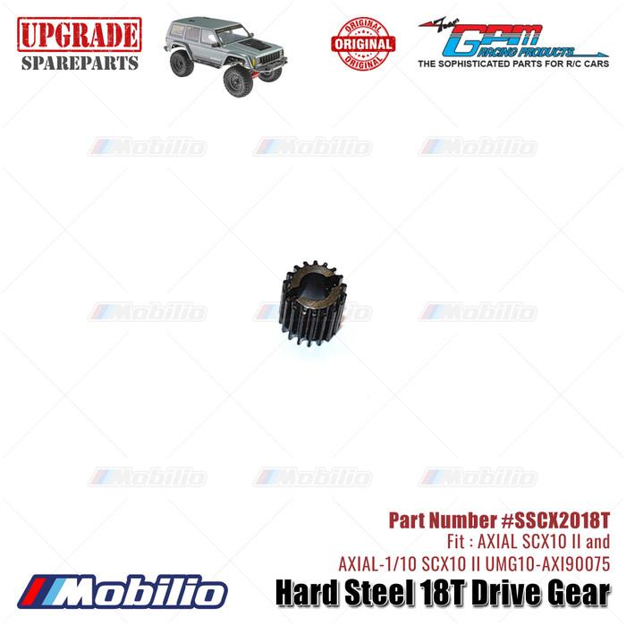 GPM Part #SSCX2018T Hard Steel 18T Drive Gear Axial SCX10 II Crawler Adventure