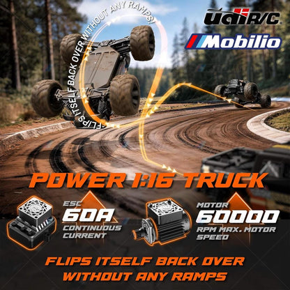 UDIR/C UD1610S Brushless Fast RC Car 4WD RTR Off-Road Monster Truck RC Car