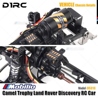D1RC Camel Trophy Land Rover Discovery DS313 1/10 Scale 313mm Wheelbase RC Car Adventure