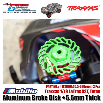 GPM Part #TET010AD5.5 Aluminum Brake Disk +5.5mm Thick for Traxxas 1/18 LaTrax SST Teton
