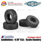 JConcepts #3164-02 Landmines - 4.19" O.D. - Scale Country OD 106mm OD Wide 37mm Fits - 1.9" Wheel
