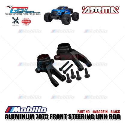 GPM Part #MAG021N Alloy Front Steering Block Arrma Granite Big Rock Senton Vortexs Typhon 4X4 Buggy Monster Truck  Remote Control
