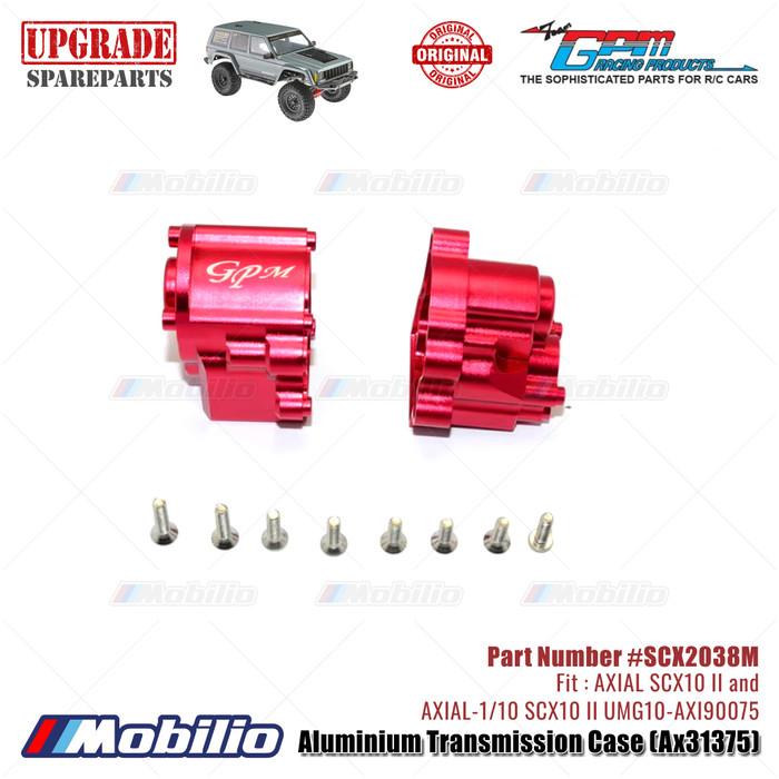 GPM Part #SCX2038M Aluminium Transmission Case AX31375 RC Upgrade Axial SCX10 II Crawler Adventure