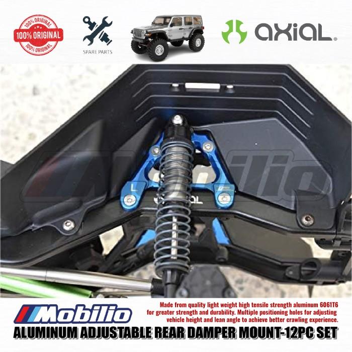 GPM Part #SCX3030 Metal Alloy Adjustable Rear Damper Mount Axial SCX10 III Wrangler AXI-03007