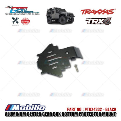 GPM Part #TRX4332 Aluminum Center Gear Box Bottom Protector Mount Traxxas TRX-4 Crawler Adventure
