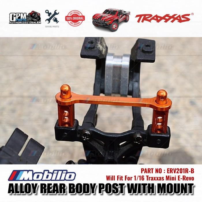 GPM Part #ERV201R Alloy Rear Body Post With Mount for TRAXXAS 1:16 Mini E-REVO / Slash - 3 Pcs