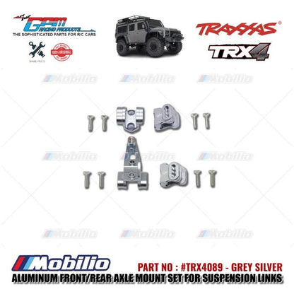 GPM Part #TRX4089 Aluminum Front Rear Axle Mount set for Suspension Links Traxxas TRX-4 Trail Crawler