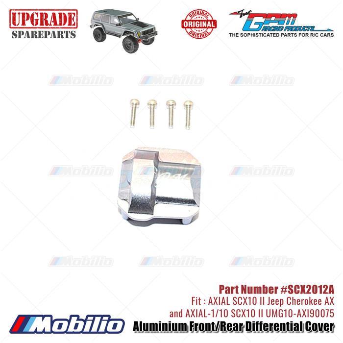 GPM Part #SCX2012A Aluminium Front Rear Differential Cover RC Upgrade Axial SCX10 II Crawler Adventure