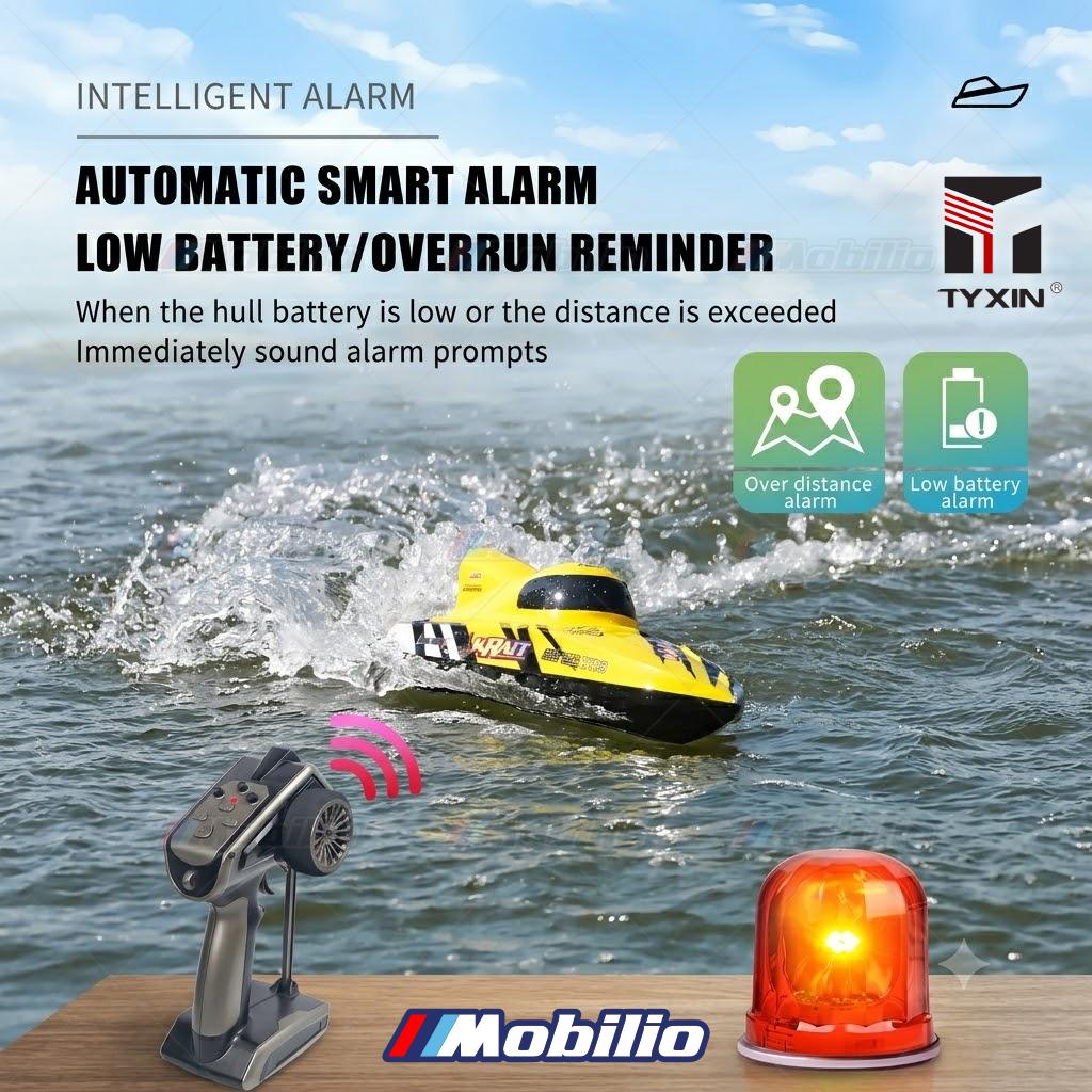 Krait TX749 Kapal Jet Vortex Berkecepatan Tinggi RC Tanpa Sikat Kontrol Jarak Jauh 2.4GHz
