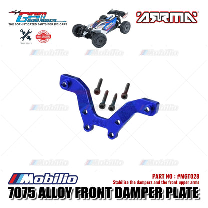 GPM Part #MGT028 Alloy Front Damper Plate Arrma 1/18 Typhon Grom Mega RC Buggy