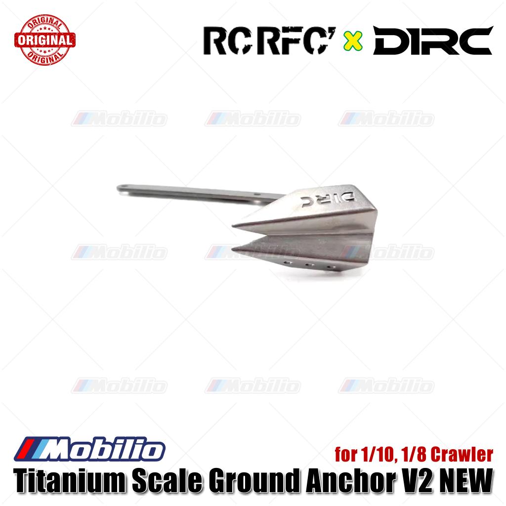 D1RC Titanium Scale Ground Anchor V2 NEW for 1/10 Scale RC Crawler