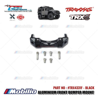 GPM Part #TRX4331F Aluminium Front Bumper Mount RC Upgrade Traxxas TRX-4 Crawler Adventure